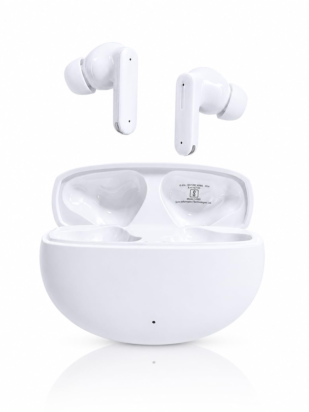 Nord Buds True Wireless Earbuds – 48H Playtime, 13mm Bass Drivers, ENC Calls, Low Latency Gaming, Bluetooth 5.0 (White)